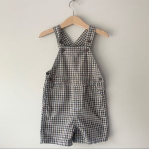Gymboree Plaid Overalls